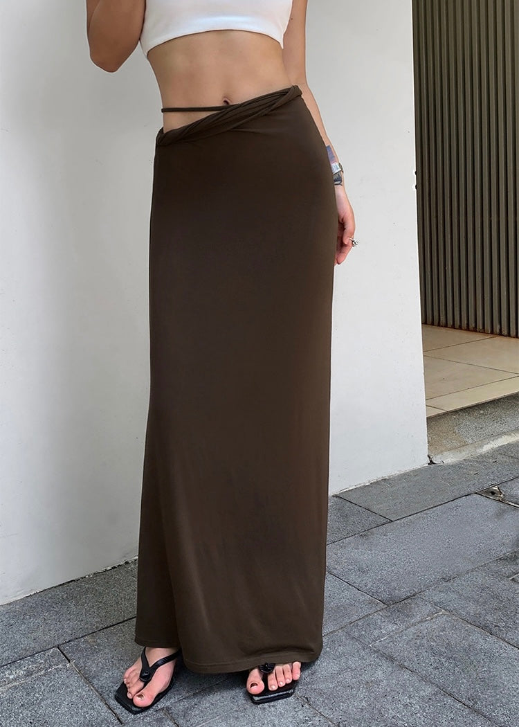 Thara Stretchy Maxi Long Skirt