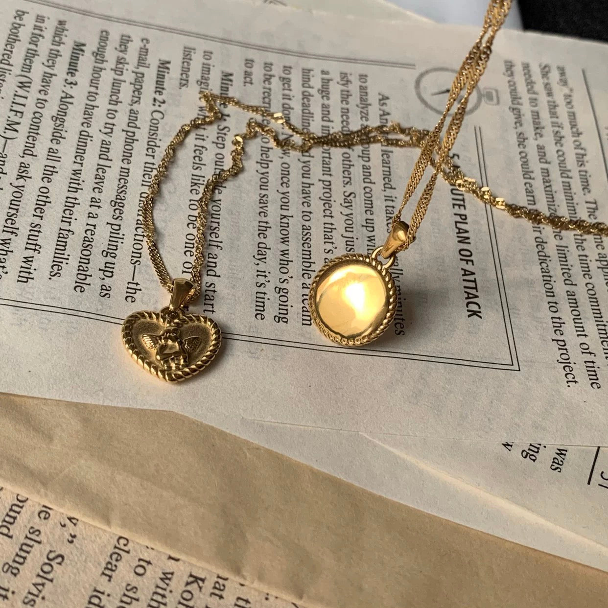 Golden Angel Necklace