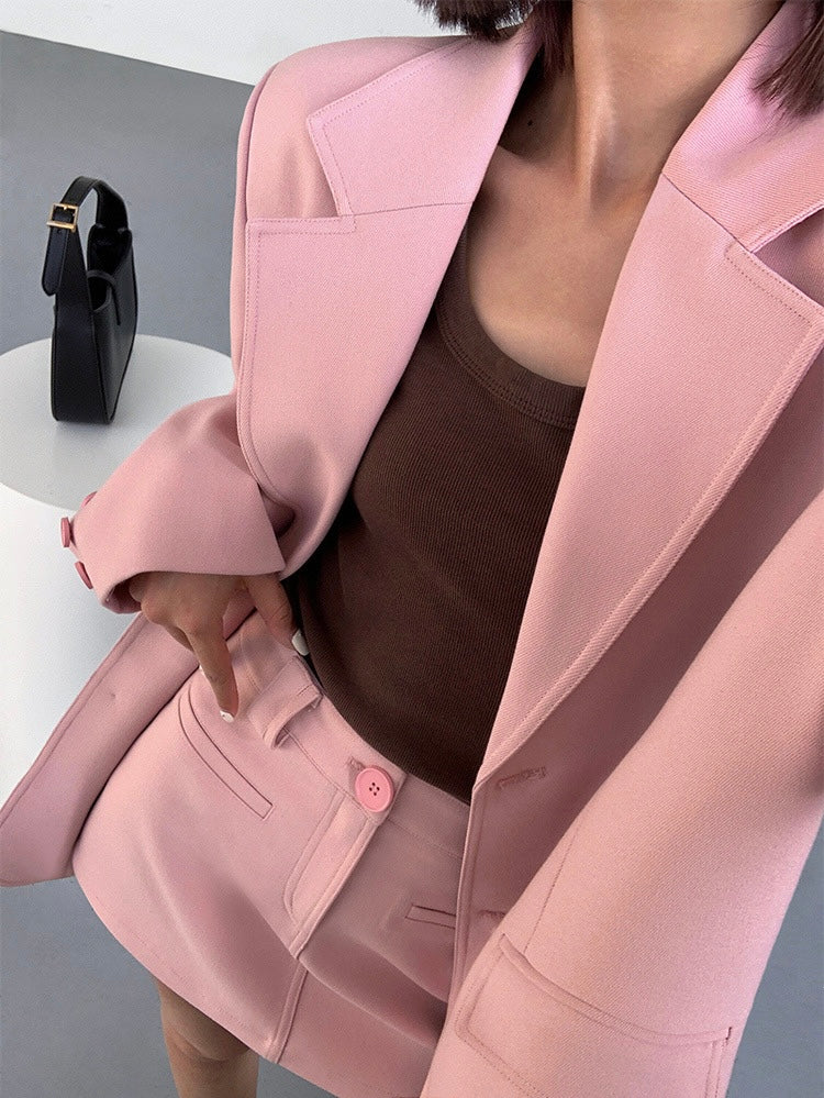 Pink Radio On Air Blazer