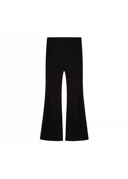 Squat-proof Flare Black Pants