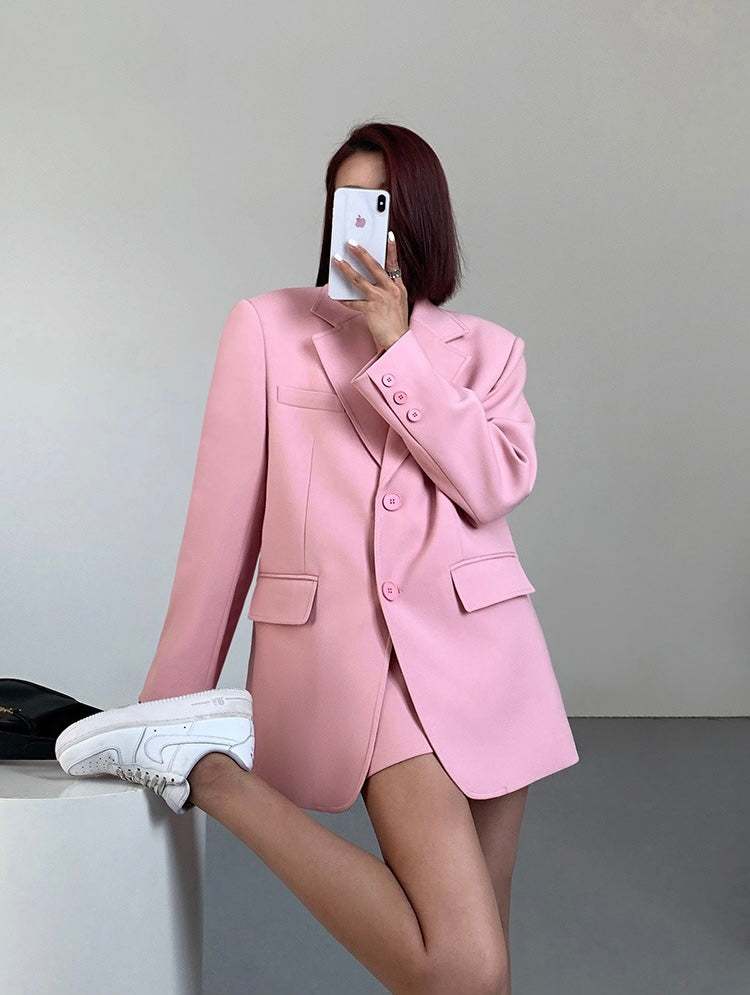 Pink Radio On Air Blazer