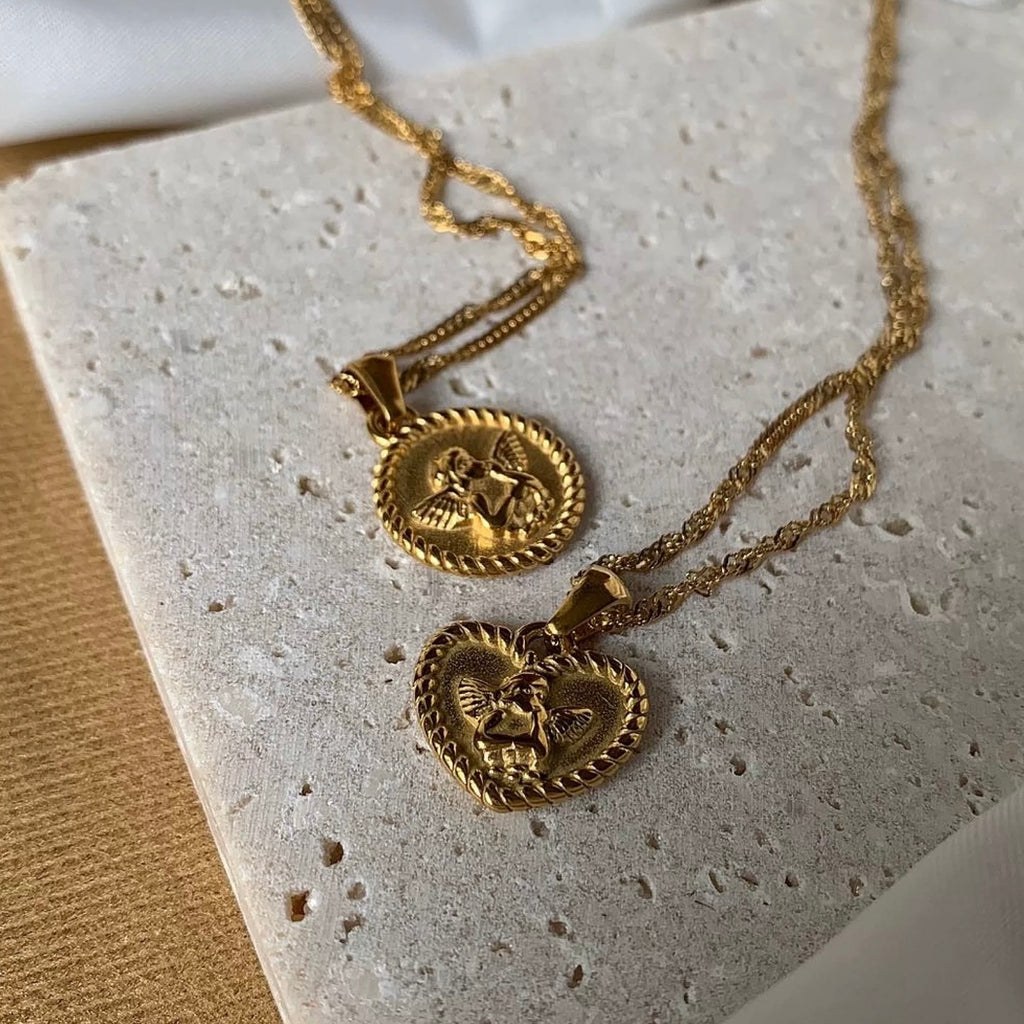 Golden Angel Necklace
