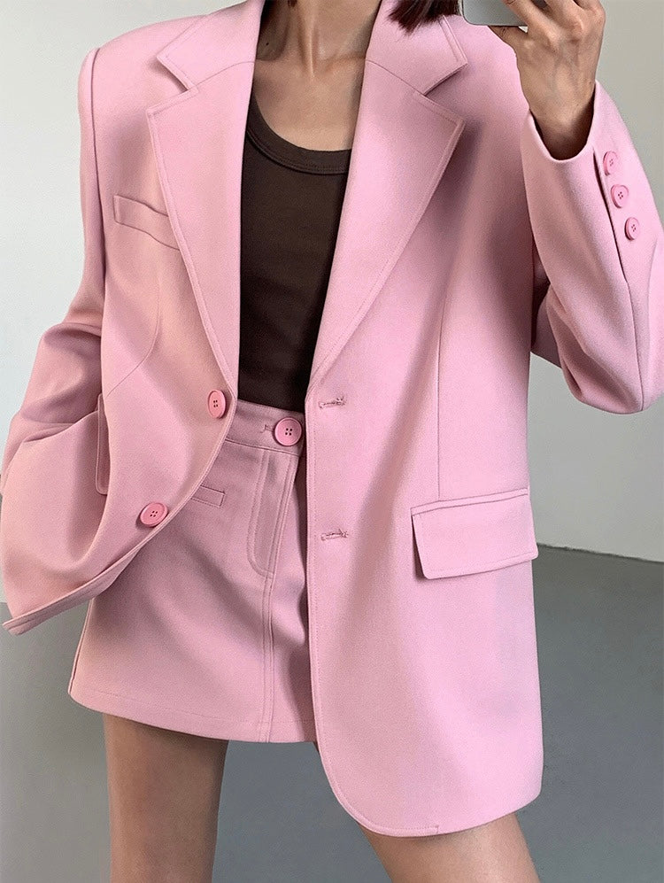 Pink Radio On Air Blazer