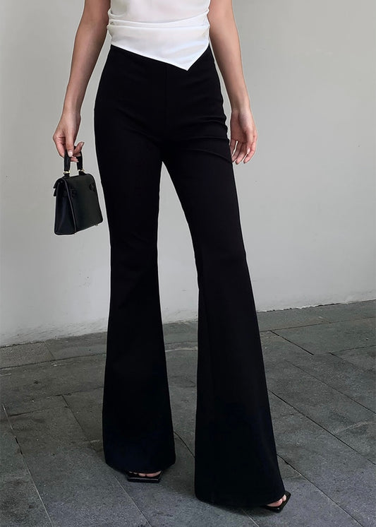 Squat-proof Flare Black Pants