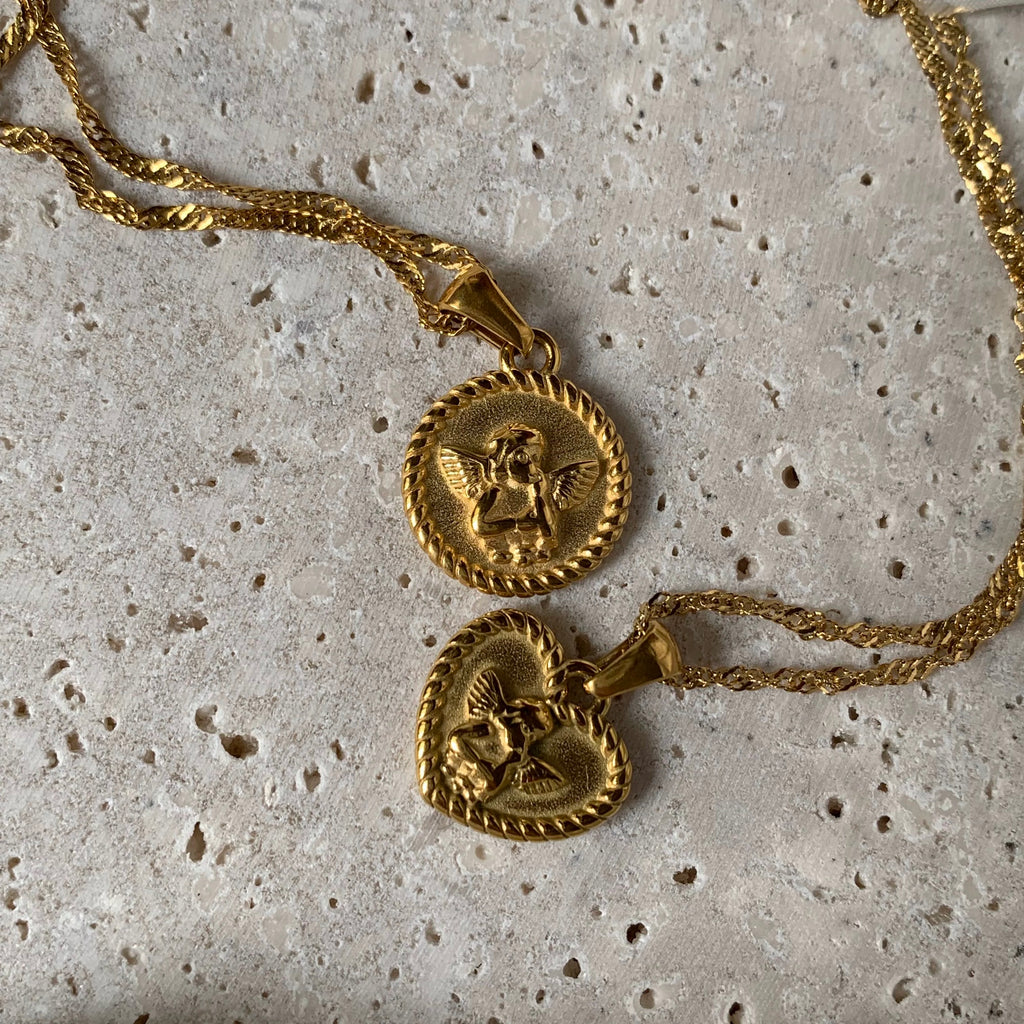 Golden Angel Necklace