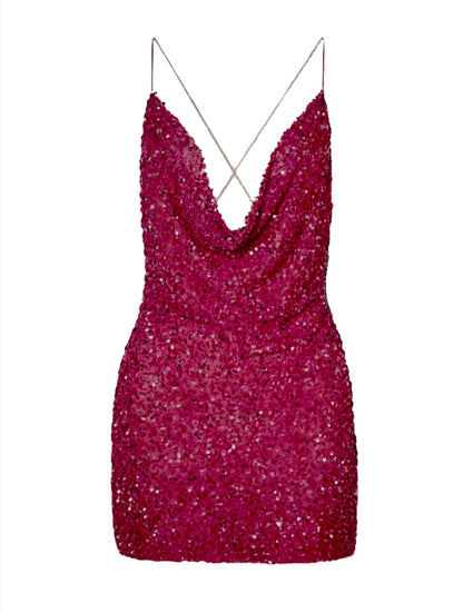 Disco Queen Sequins Mini Dress