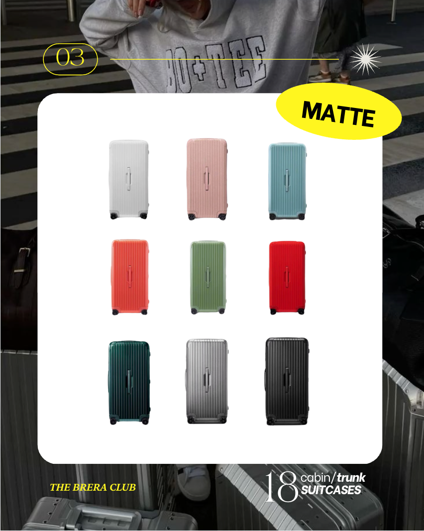 ::: 18色入 ::: Cabin Trunk 行李喼 Luggage Collection