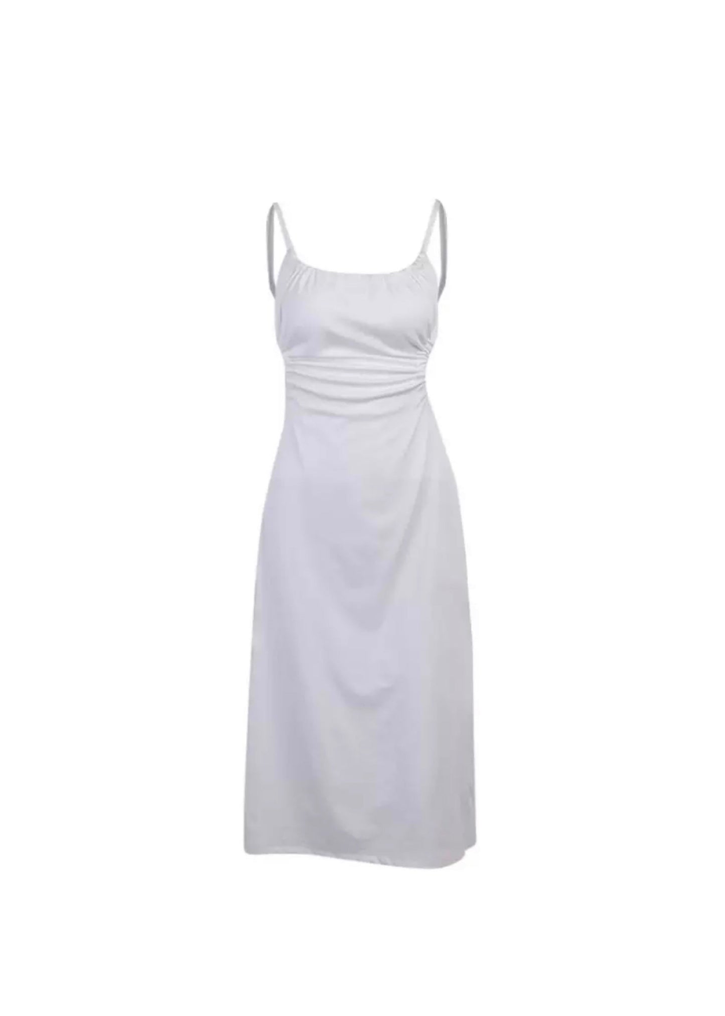 Teesha Backless Causal Midi Dress