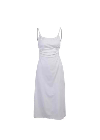 Teesha Backless Causal Midi Dress