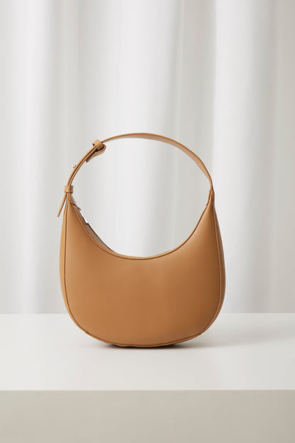 Lepont Crescent Bag - Caramel