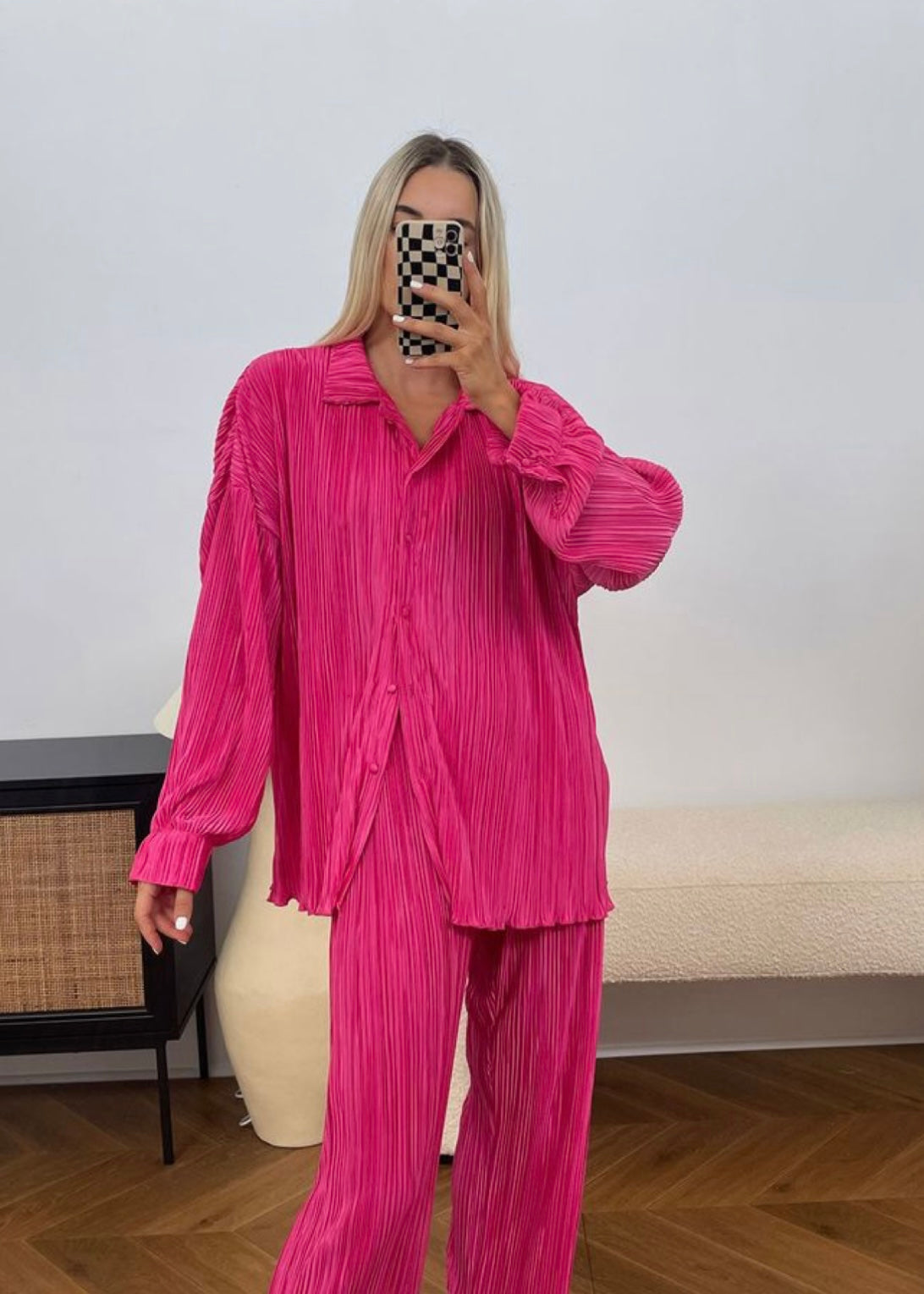 Pink Paisley Printed Velvet Pant Suit  Shruti Sancheti