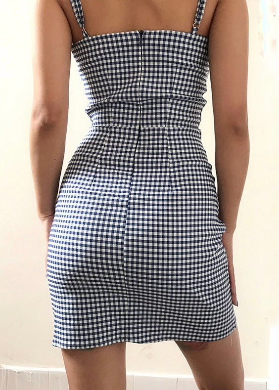 Waist Cutout Mini Dress